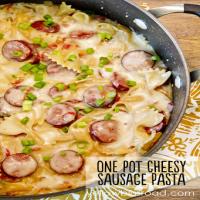 Cheesy Smoked Sausage & Pasta Skillet Recipe - (4.4/5)_image