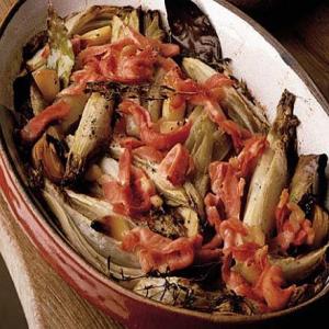 Chicory roasted with thyme & bacon image
