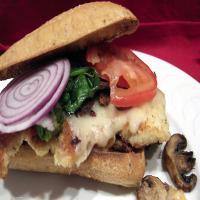 Popeye's Favorite Muscle Booster Sandwich-Spinach, Chicken_image