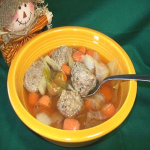 Cabbage,Carrot & Meatball Soup_image