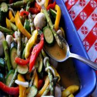 Grilled Vegetables With Green Curry Marinade_image
