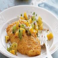 Crispy Baked Fish with Tropical Salsa image