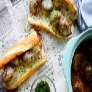 French Onion Meatball Sub_image