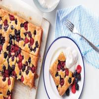 Cornmeal-Berry Sheet Cake image