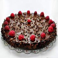 Raw Vegan Chocolate and Raspberry Birthday Cake_image