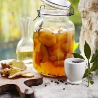Ginger-spiced pears image