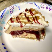 No-Bake Peanut Butter and Jelly Pie_image
