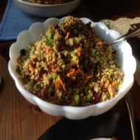 Curry Quinoa With Almonds and Cranberries image