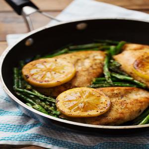 5 Ingredient Lemon Chicken with Asparagus_image
