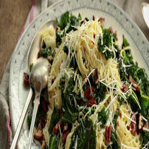 Angel Hair Pasta with Lemon, Kale, and Pecans_image