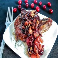 Pork Chops With Cranberry Apple Relish image