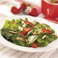Strawberry Spinach Salad with Raspberry Dressing image