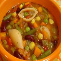 Low Fat Minestrone Soup_image