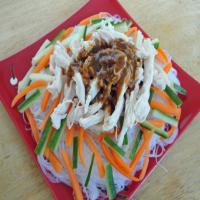 Shanghai Cold Noodles With Peanut Butter Sauce image