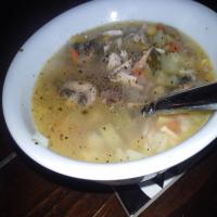 Jane & Michael Stern's Old-Fashioned Homemade Turkey Soup_image