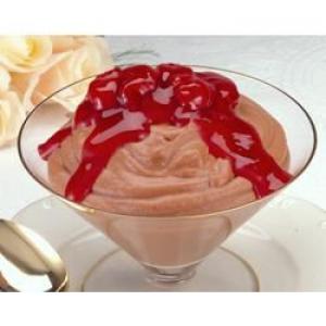 Chocolate Mousse and Raspberries_image