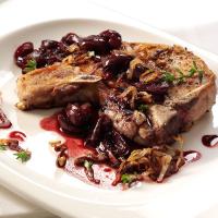 Pork Chops with Cherry Sauce image