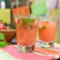 Strawberry-Mint Margarita Mix In_image