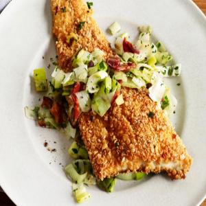 Oatmeal-Crusted Trout_image