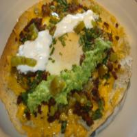 Baked Eggs on Tortillas image