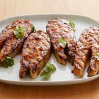 Grilled Salmon Steak with Hoisin BBQ Sauce_image