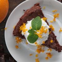 Flourless Dark Chocolate Orange Cake Recipe by Tasty image
