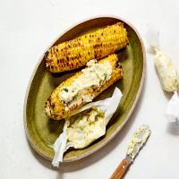 Grilled Corn With Jalapeño-Feta Butter_image