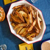 Crispy Oven Fries with Feta-Red Pepper Dip image