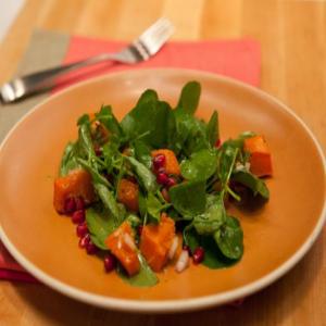 Butternut Squash and Watercress Salad with Champagne Vinaigrette_image