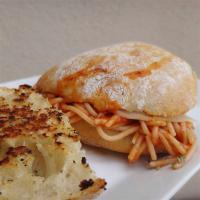 Grilled Spaghetti Sandwich image