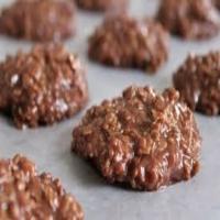 Coconut-Almond Chocolate No-Bake Cookies image