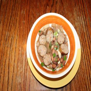 Borlotti Beans With Hot Italian Sausage_image