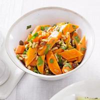 Carrots with pine nuts, raisins & parsley image