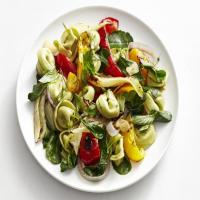 Warm Tortellini and Roasted Vegetable Salad_image