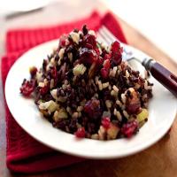 Wild Rice and Brown Rice Stuffing With Apples, Pecans and Cranberries_image