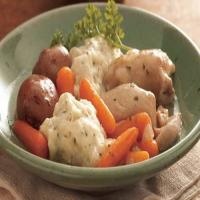 Slow-Cooker Chicken and Vegetables with Dumplings image