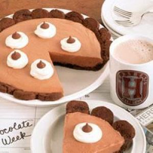 Hershey's® Chocolate Pie with Chocolate Petal Crust image
