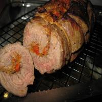 Mediterranean Inspired Stuffed and Rolled Flank Steak image