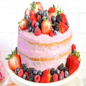 Very Berry Vanilla Layer Cake image