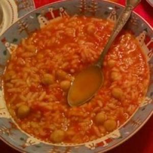 Tomato Garbanzo Soup with Rice_image
