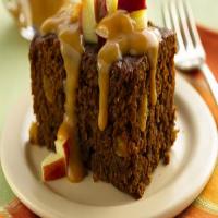 Ginger Cake with Caramel-Apple Topping_image