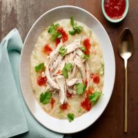 Chinese-style Rice Soup with Chicken and Ginger_image