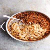 Lentil Bolognese Sauce with Mushrooms_image