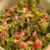 Salmon, Avocado, Watercress & Pumpkin Seed Salad_image