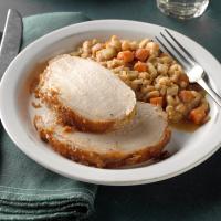 Apple Butter Pork with White Beans image