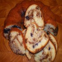 Blueberry Cinnamon-Swirl Bundt Cake image