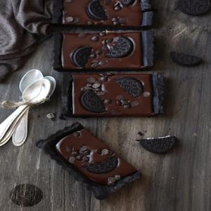 No Bake Chocolate Oreo Tart Recipe - (4.6/5)_image