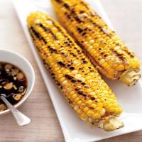Grilled Corn with Sweet-Savory Asian Glaze image