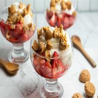 Roasted Strawberries with Mascarpone Whipped Cream_image