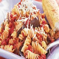 Slow-Cooker Eggplant and Tomato Sauce with Pasta_image